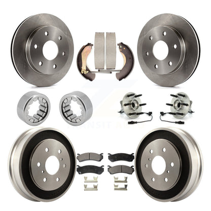 Kit de Rotor de frein et de patins de roulement de moyeu avant et arrière, pour Chevrolet Silverado 150