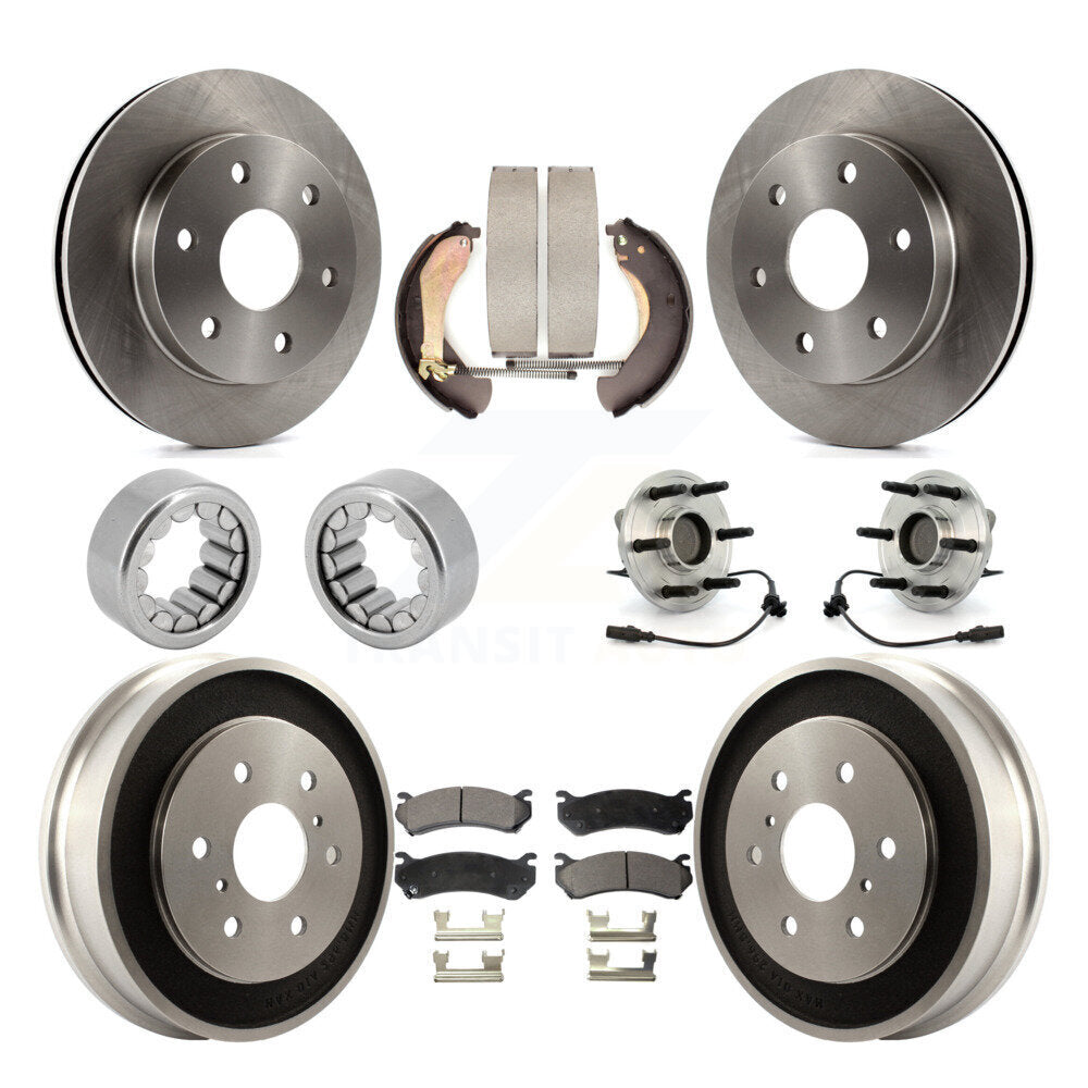 Kit de Rotor de frein et de patins de roulement de moyeu avant et arrière, pour Chevrolet Silverado 150