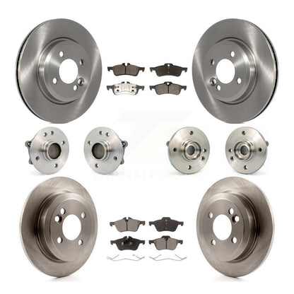 Kit de rotors et plaquettes de frein à disque, roulements de moyeu avant et arrière (10 pièces) pour Mini Cooper