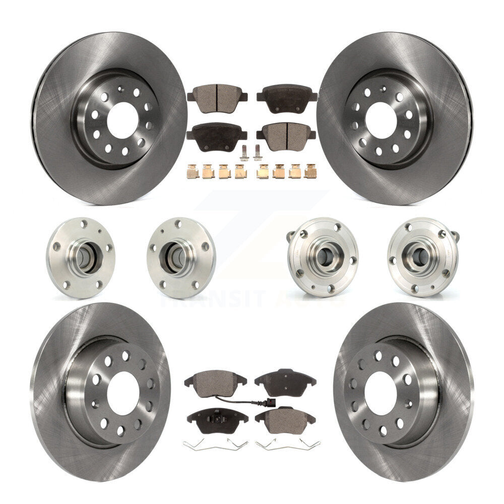 Kit de plaquettes de Rotor de frein à disque, roulement de moyeu avant et arrière (10 pièces) pour Volkswagen Beetle GT