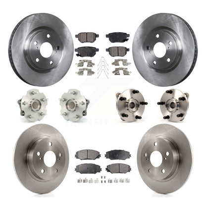 Kit de rotor et de plaquettes de frein à disque, ensemble de roulements de moyeu avant et arrière (10 pièces) pour Scion t