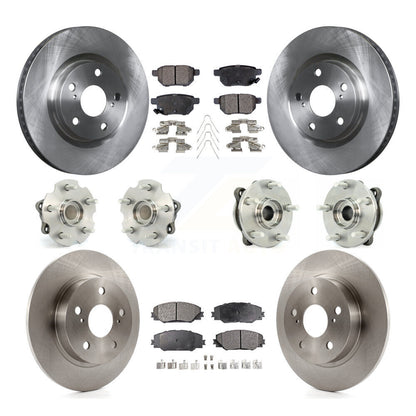 Kit de rotor et de plaquettes de frein à disque, ensemble de roulements de moyeu avant et arrière (10 pièces) pour Scion t