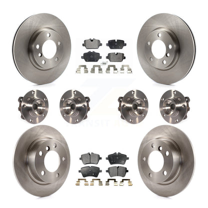 Kit de Rotor et de plaquettes de frein, roulement de moyeu avant et arrière (10 pièces) pour Mini Cooper Countryma