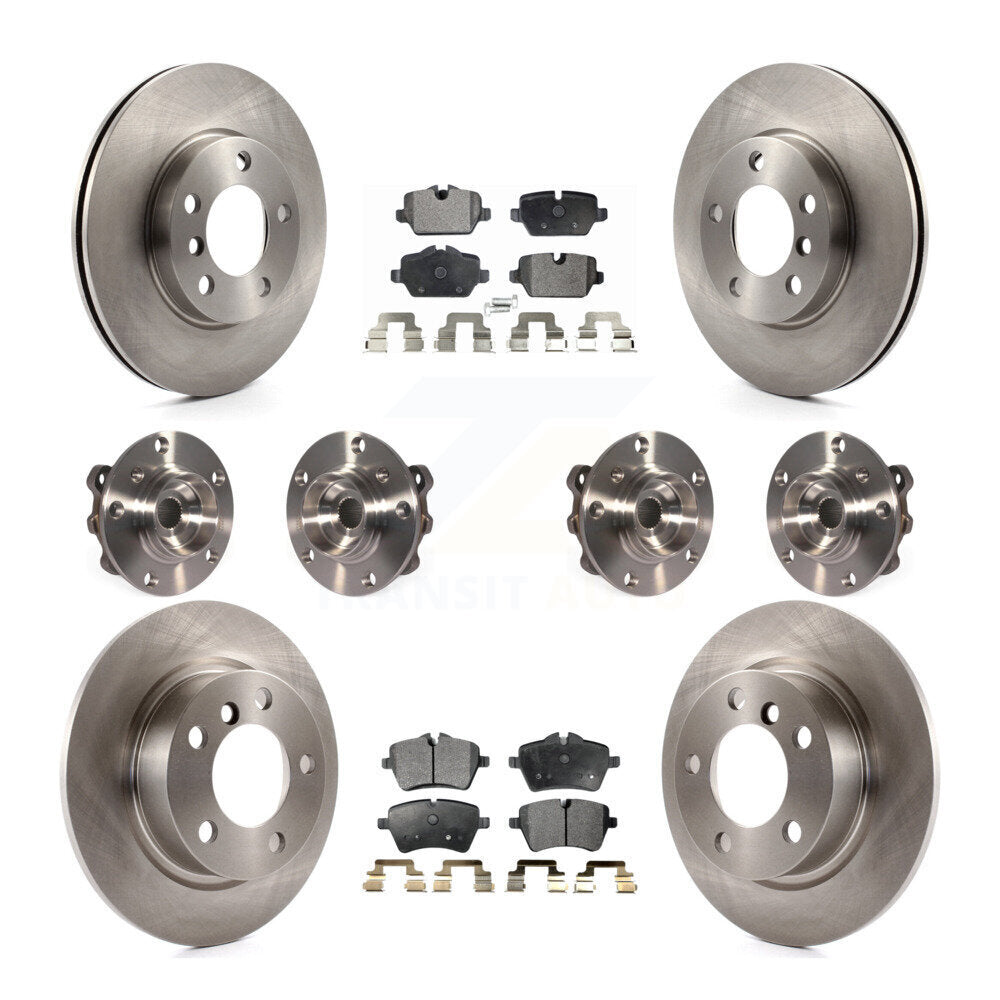 Kit de plaquettes de Rotor de frein, roulement de moyeu avant et arrière (10 pièces) pour Mini Cooper Countryman AW