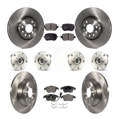 Kit de rotors et plaquettes de frein à disque, roulement de moyeu avant et arrière (10 pièces) pour Audi Q3 Quattr
