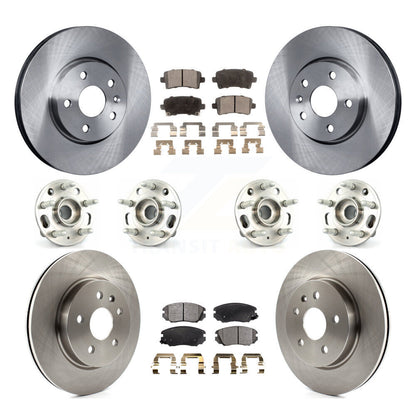 Kit de rotors et plaquettes de frein, roulement de moyeu avant et arrière (10 pièces) pour Chevrolet Malibu Impal