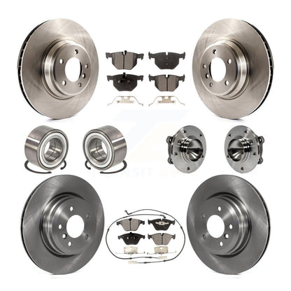 Kit de Rotor de frein et de patins de roulement de moyeu avant et arrière (10 pièces) pour BMW 335i 335is 335