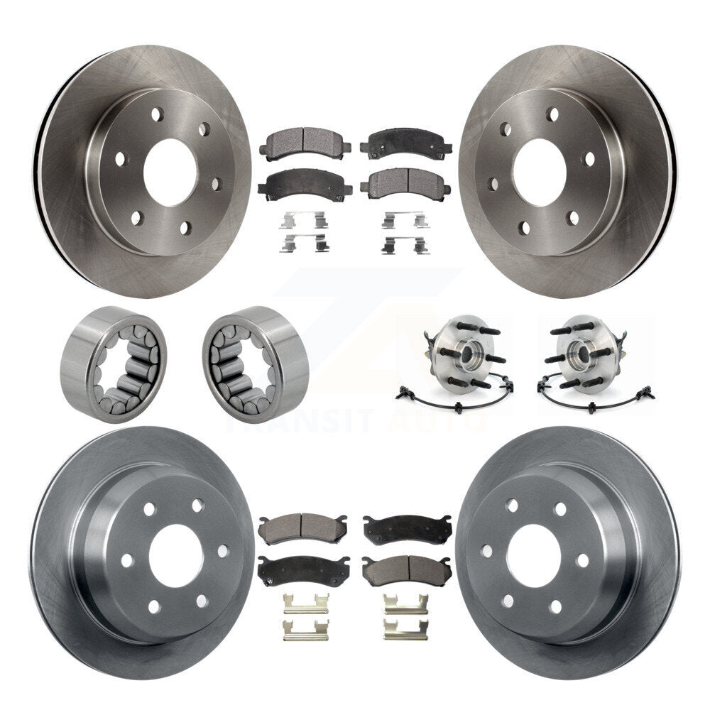 Kit de patins de Rotor de frein, roulement de moyeu avant et arrière, pour Chevrolet Avalanche 1500 4W