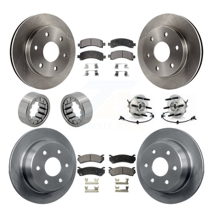 Kit de patins de Rotor de frein, roulement de moyeu avant et arrière, pour Chevrolet Avalanche 1500 4W