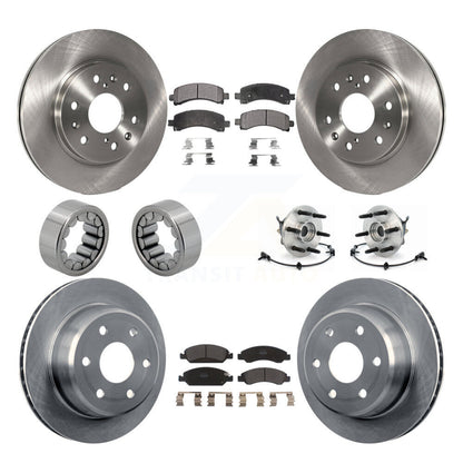 Kit de patins de Rotor de frein, roulement de moyeu avant et arrière (10 pièces) pour Chevrolet Express GM