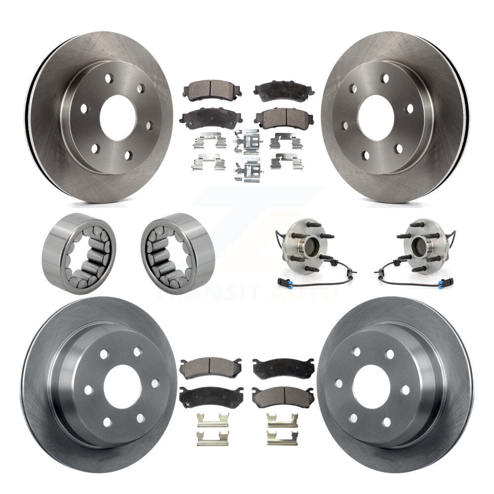 Kit de Rotor de frein et de patins de roulement de moyeu avant et arrière (10 pièces) pour Chevrolet Astro GM
