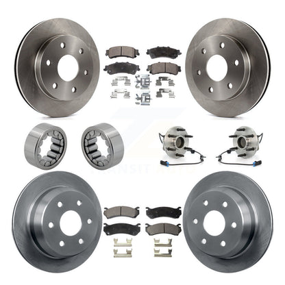 Kit de Rotor de frein et de patins de roulement de moyeu avant et arrière (10 pièces) pour Chevrolet Astro GM
