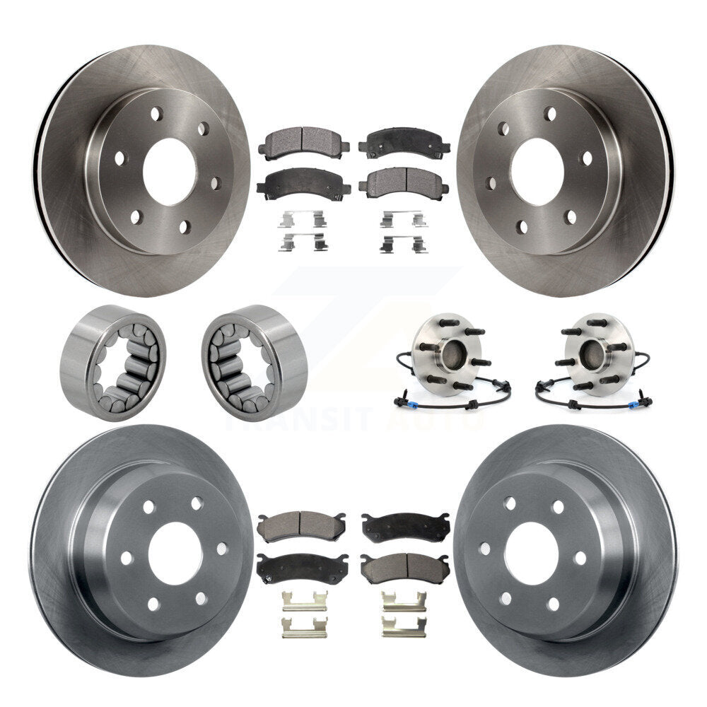 Kit de patins de Rotor de frein, roulement de moyeu avant et arrière, pour Chevrolet Avalanche 1500 RW