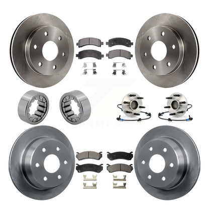 Kit de patins de Rotor de frein, roulement de moyeu avant et arrière, pour Chevrolet Avalanche 1500 RW