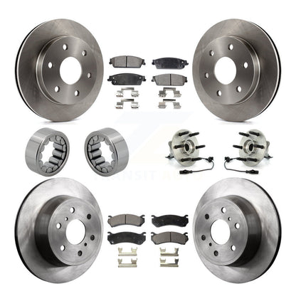 Kit de Rotor de frein et de patins de roulement de moyeu avant et arrière, pour Chevrolet Silverado 150