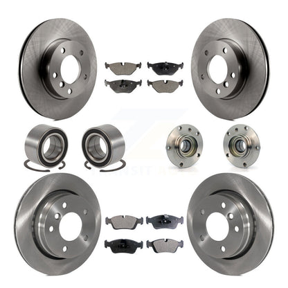 Kit de Rotor de frein et de patins de roulement de moyeu avant et arrière (10 pièces) pour BMW 323i 328i 323C