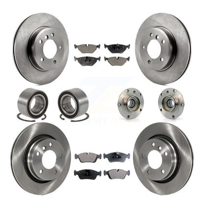 Kit de Rotor de frein et de patins de roulement de moyeu avant et arrière (10 pièces) pour BMW 325i 325Ci 328