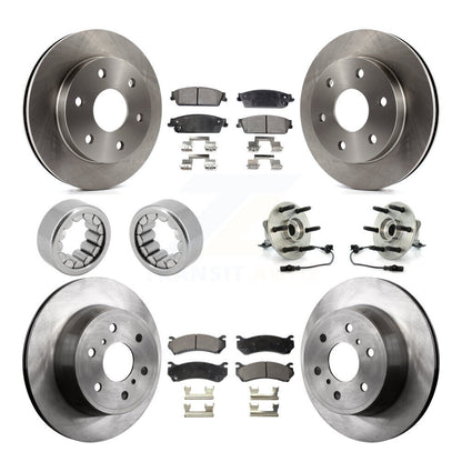 Kit de Rotor de frein et de patins de roulement de moyeu avant et arrière, pour Chevrolet Silverado 150