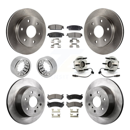 Kit de Rotor de frein et de patins de roulement de moyeu avant et arrière, pour Chevrolet Silverado 150