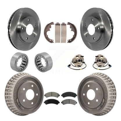Kit de Rotor de frein et de patins de roulement de moyeu avant et arrière (10 pièces) pour Chevrolet S10 4W
