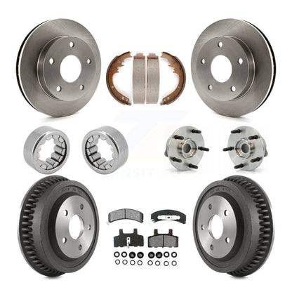 Kit de Rotor de frein à disque et de patins de roulement de moyeu avant et arrière (10 pièces) pour Dodge Ram 150