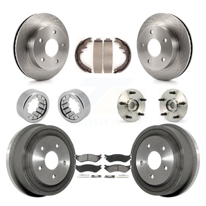 Kit de Rotor de frein à disque et de patins de roulement de moyeu avant et arrière (10 pièces) pour Dodge Ram 150