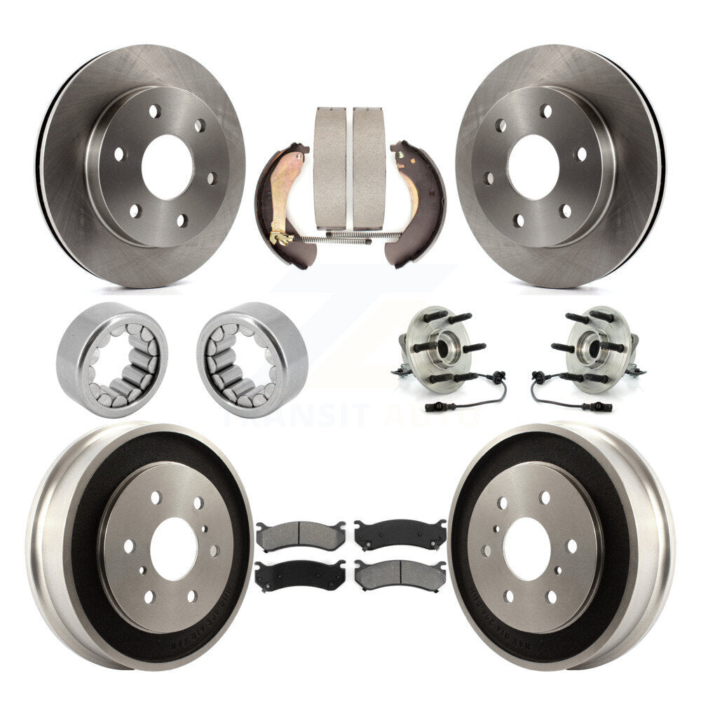 Kit de Rotor de frein et de patins de roulement de moyeu avant et arrière, pour Chevrolet Silverado 150