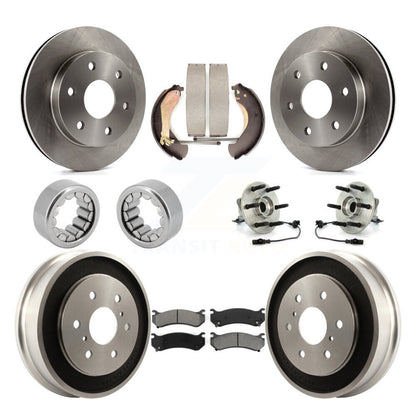 Kit de Rotor de frein et de patins de roulement de moyeu avant et arrière, pour Chevrolet Silverado 150