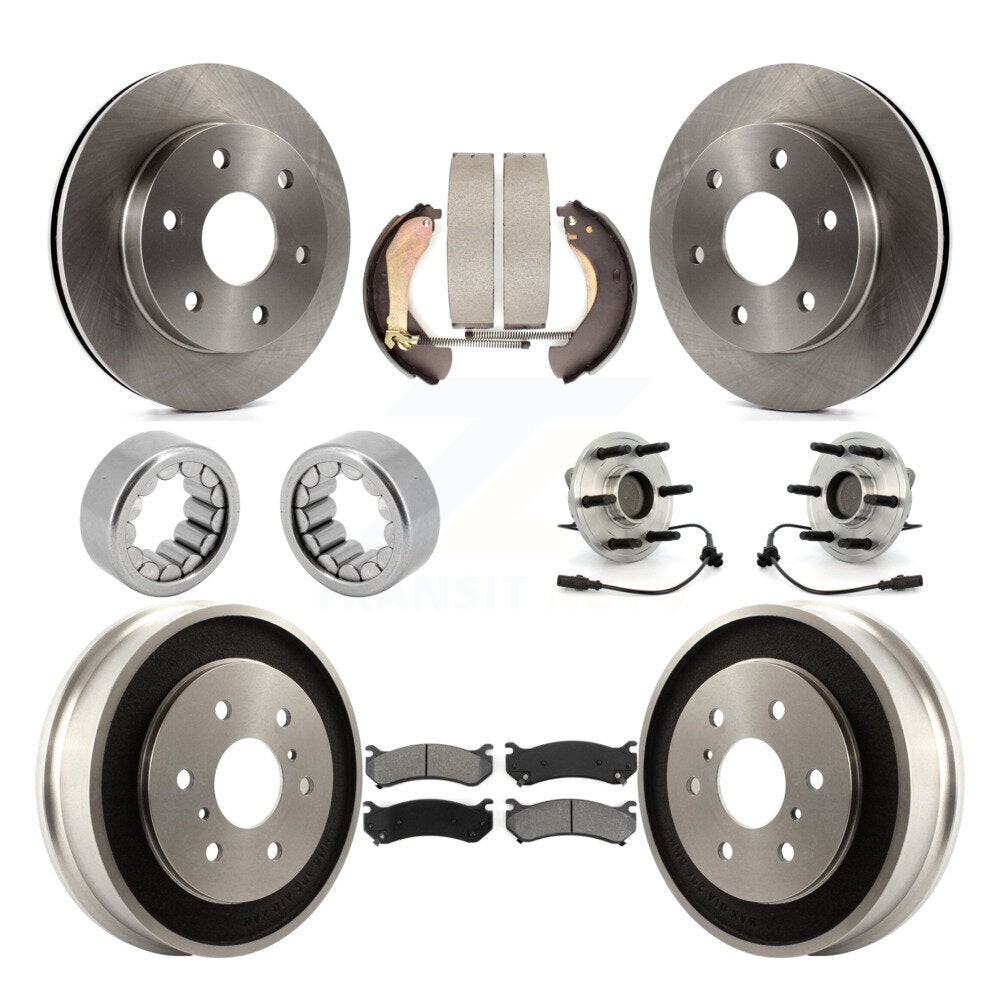 Kit de Rotor de frein et de patins de roulement de moyeu avant et arrière, pour Chevrolet Silverado 150