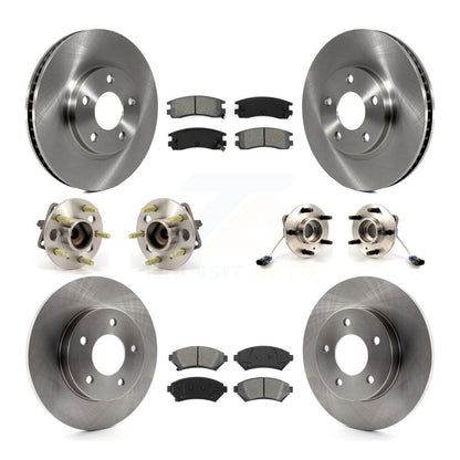 Kit de Rotor et de plaquettes de frein, roulement de moyeu avant et arrière (10 pièces) pour Buick Park Avenue Auror