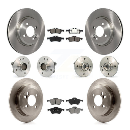 Kit de rotors et plaquettes de frein à disque, roulements de moyeu avant et arrière (10 pièces) pour Mini Cooper