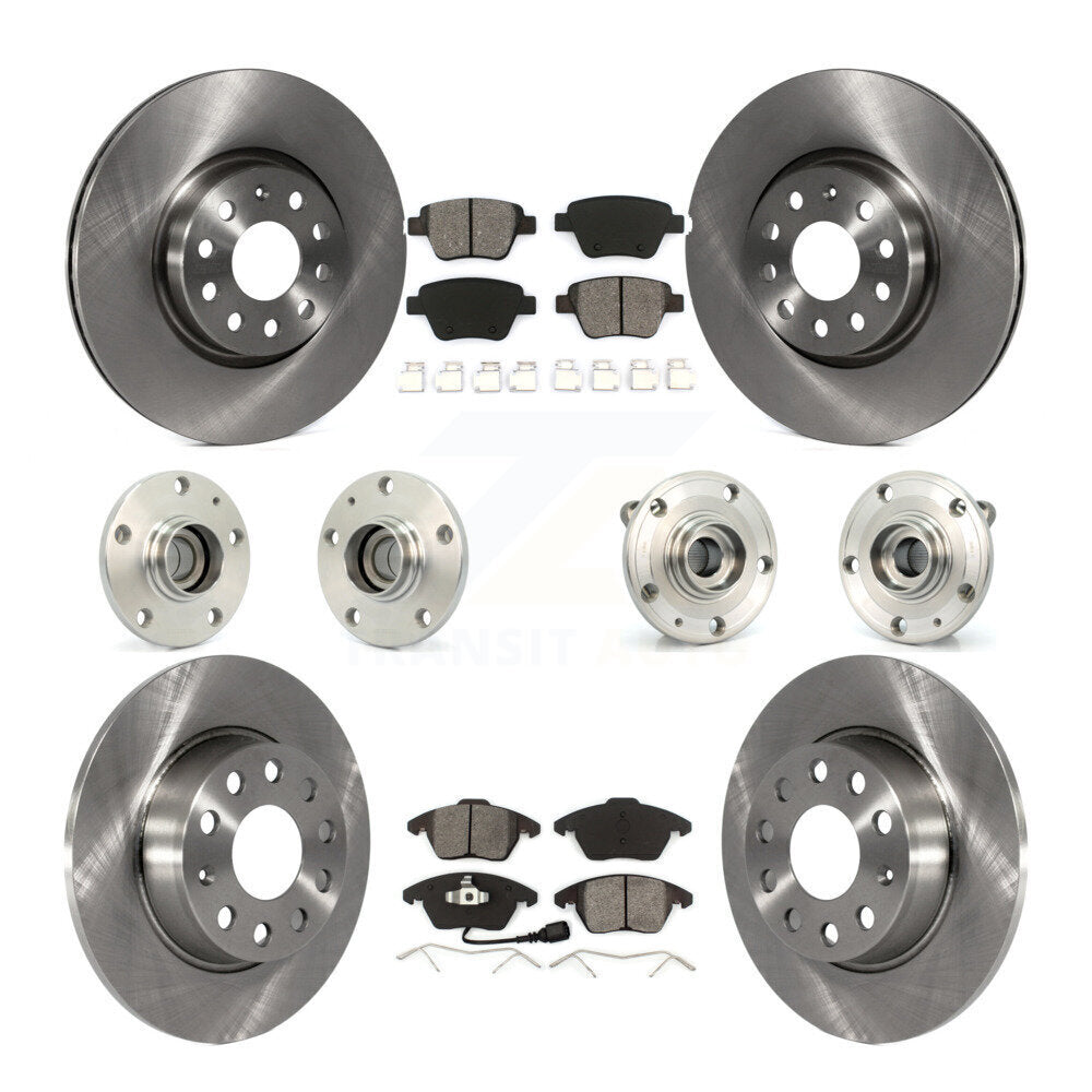 Kit de plaquettes de Rotor de frein à disque, roulement de moyeu avant et arrière (10 pièces) pour Volkswagen Beetle GT