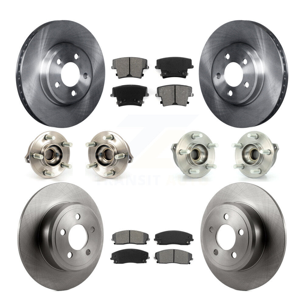 Kit de plaquettes de Rotor de frein, roulement de moyeu avant et arrière (10 pièces) pour Dodge Charger Chrysler 30