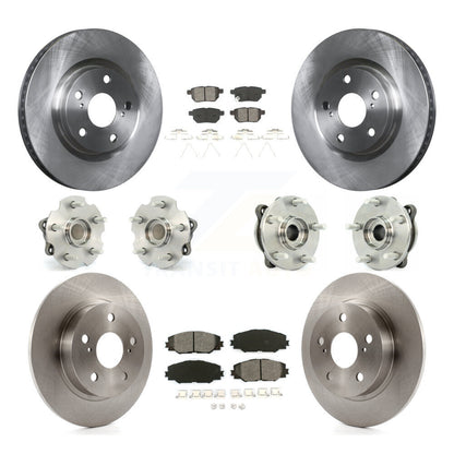 Kit de rotor et de plaquettes de frein à disque, ensemble de roulements de moyeu avant et arrière (10 pièces) pour Scion t