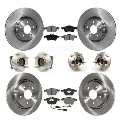 Kit de Rotor et de plaquettes de frein à disque, roulement de moyeu avant et arrière (10 pièces) pour Volvo S40 V50 C7