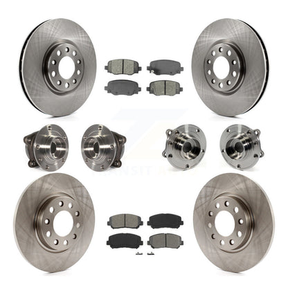 Kit de plaquettes de Rotor de frein, roulement de moyeu avant et arrière (10 pièces) pour Chrysler 200 AW 2015 – 2017