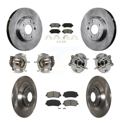 Kit de rotor et de plaquettes de frein avec roulement de moyeu avant et arrière (10 pièces) pour Mazda CX-5 FW 2013 – 2015