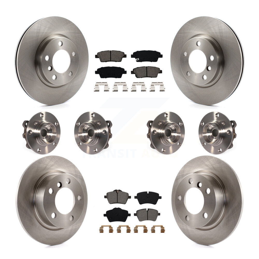 Kit de Rotor et de plaquettes de frein, roulement de moyeu avant et arrière (10 pièces) pour Mini Cooper Countryma