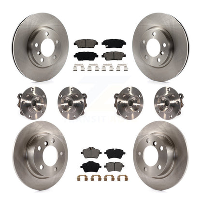 Kit de Rotor et de plaquettes de frein, roulement de moyeu avant et arrière (10 pièces) pour Mini Cooper Countryma
