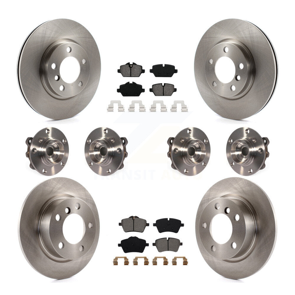 Kit de Rotor et de plaquettes de frein, roulement de moyeu avant et arrière (10 pièces) pour Mini Cooper Countryma