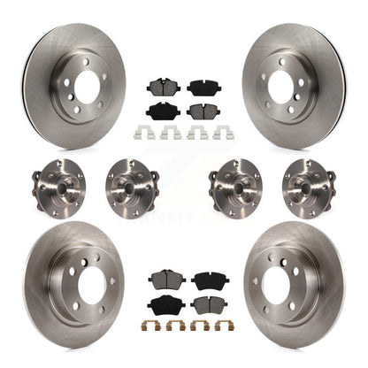 Kit de Rotor et de plaquettes de frein, roulement de moyeu avant et arrière (10 pièces) pour Mini Cooper Countryma