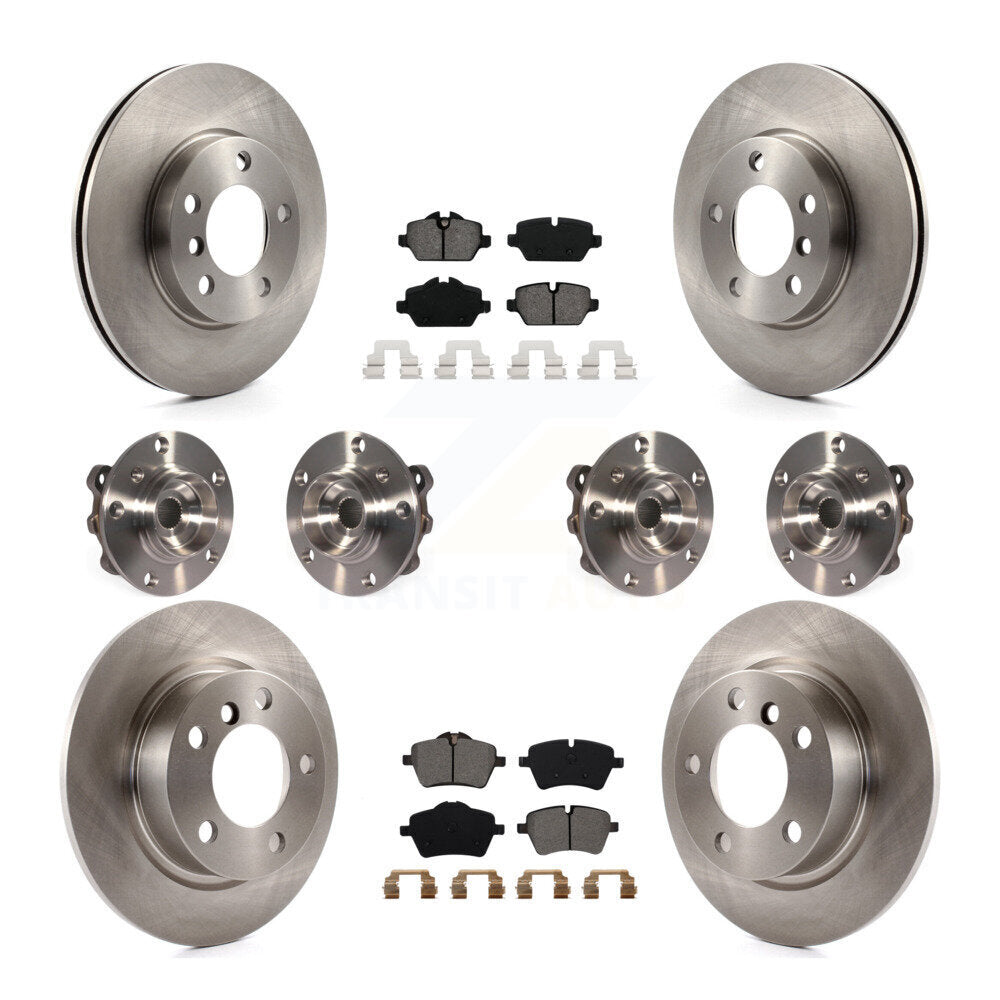 Kit de plaquettes de Rotor de frein, roulement de moyeu avant et arrière (10 pièces) pour Mini Cooper Countryman AW