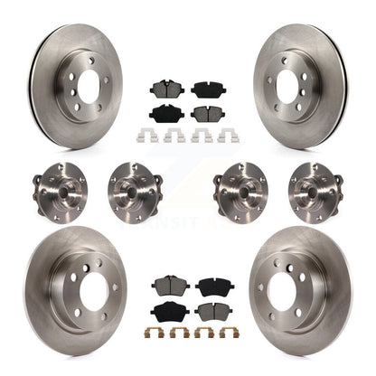 Kit de plaquettes de Rotor de frein, roulement de moyeu avant et arrière (10 pièces) pour Mini Cooper Countryman AW