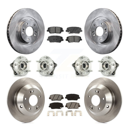 Kit de plaquettes de Rotor de frein, roulement de moyeu avant et arrière (10 pièces) pour Kia Sorento AW 2014 – 2015