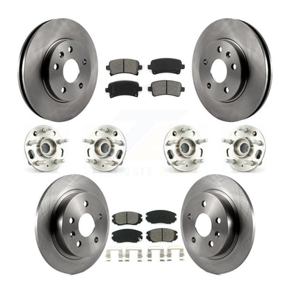Kit de Rotor et de plaquettes de frein, roulement de moyeu avant et arrière (10 pièces) pour Chevrolet Malibu Limite