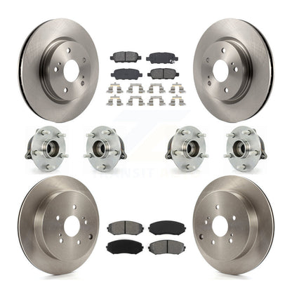 Kit de plaquettes de rotor de frein, roulement de moyeu avant et arrière (10 pièces) pour Suzuki Grand Vitar 09-13