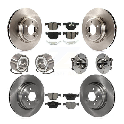Kit de Rotor de frein et de patins de roulement de moyeu avant et arrière (10 pièces) pour BMW 335i 335is 335