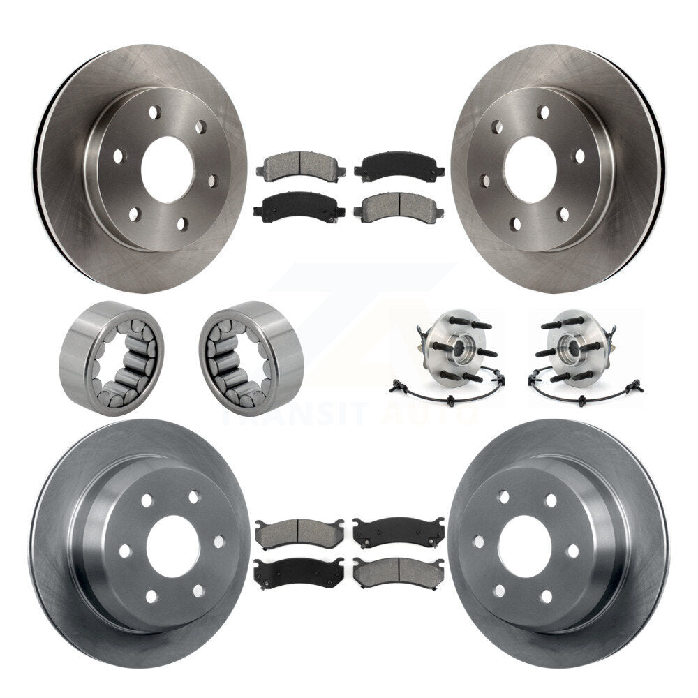 Kit de patins de Rotor de frein, roulement de moyeu avant et arrière, pour Chevrolet Avalanche 1500 4W