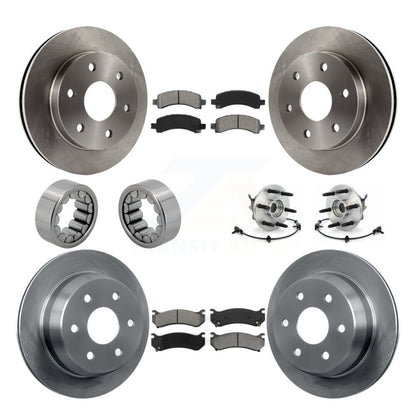 Kit de patins de Rotor de frein, roulement de moyeu avant et arrière, pour Chevrolet Avalanche 1500 4W