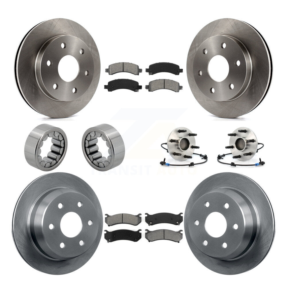 Kit de patins de Rotor de frein, roulement de moyeu avant et arrière, pour Chevrolet Avalanche 1500 RW